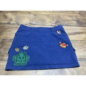 Castelbajac Womens Denim Skort Blue 73